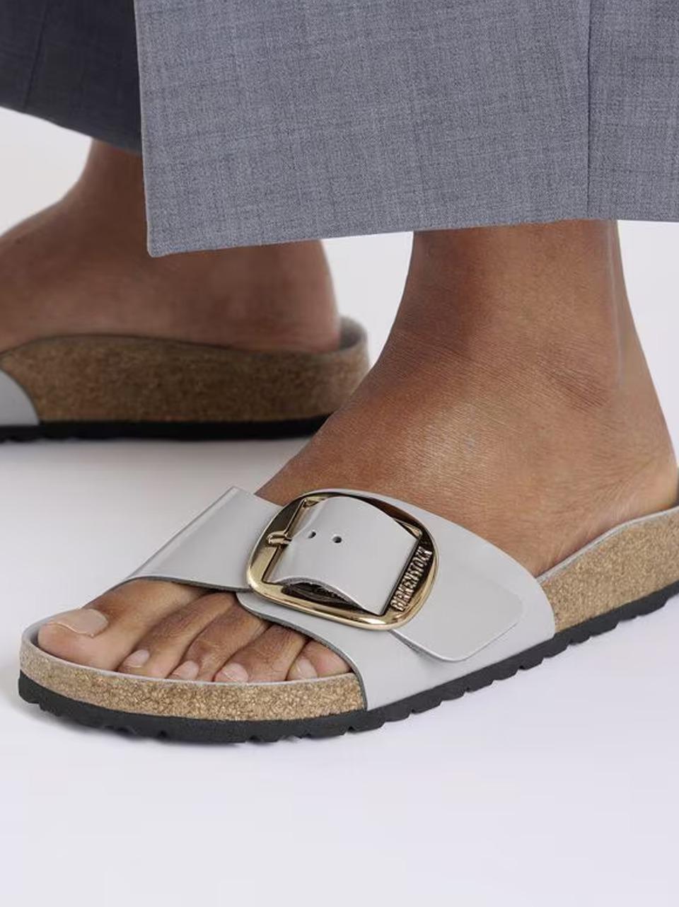 sabot madrid big bukle shine MADRID1029534 STONE COIN BIRKENSTOCK