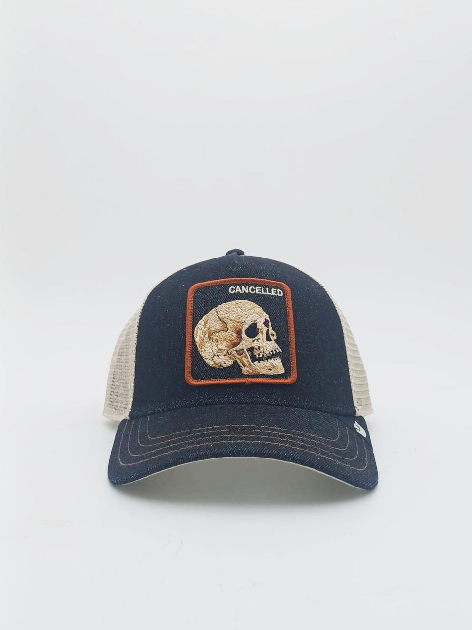 cappelllo danim patch skull DENIM SKULL GOORIN