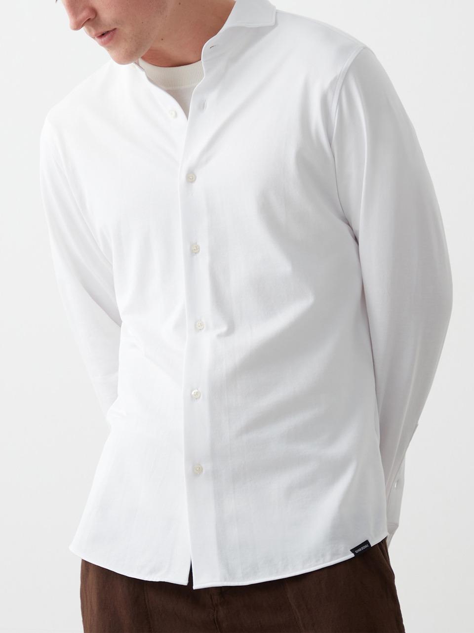 camicia slim jersey 8576 BI COLMAR