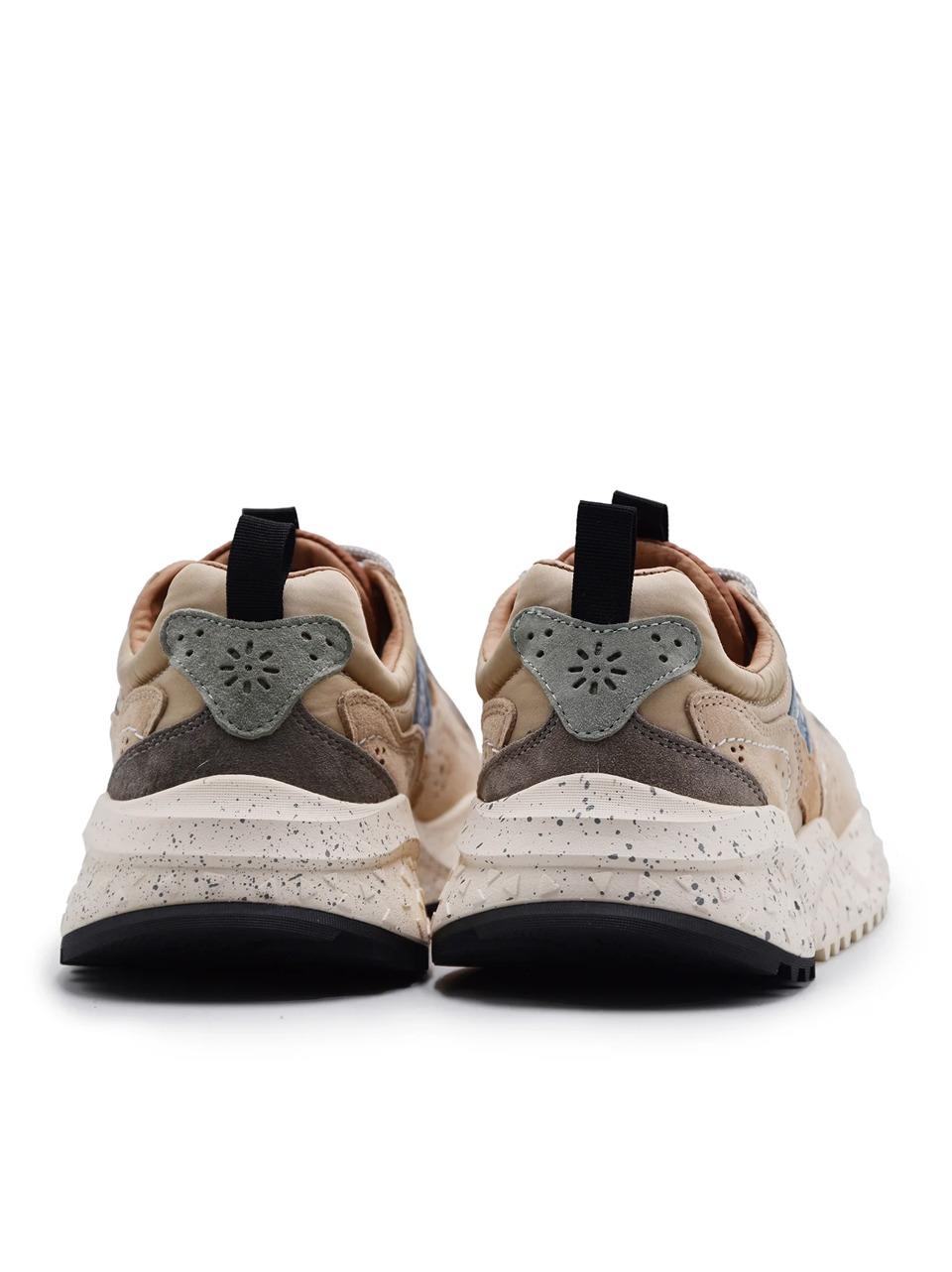 sneakers solin SOLIN 1B31 GREY OFF WHITE FLOWER MOUNTAIN