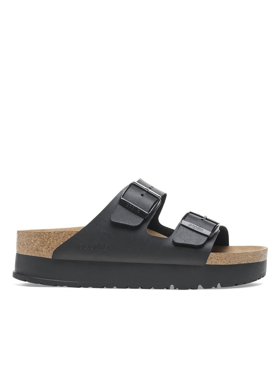 sabot arizona papillio platform ARIZONA1027385 BLACK BIRKENSTOCK
