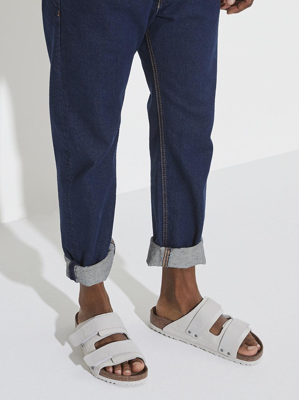 sabot uji camoscio nabuk UJI1024822 ANTIQUE WHITE BIRKENSTOCK