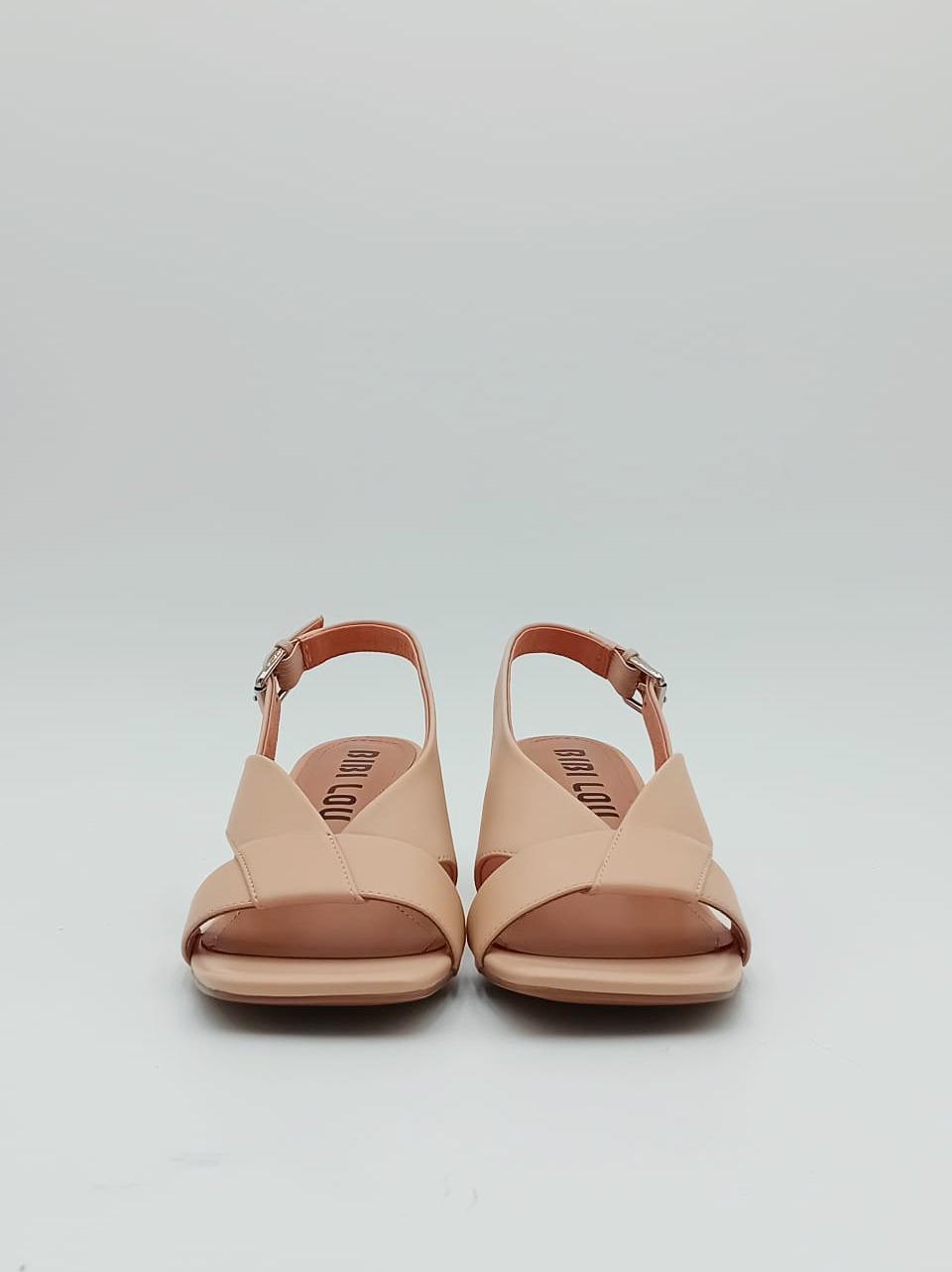 sandalo tacco h 50mm 520 BEIGE BIBI LOU