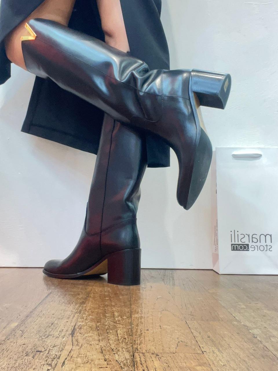 stivale a tubotacco h 50mm con accessorio 4041 NERO