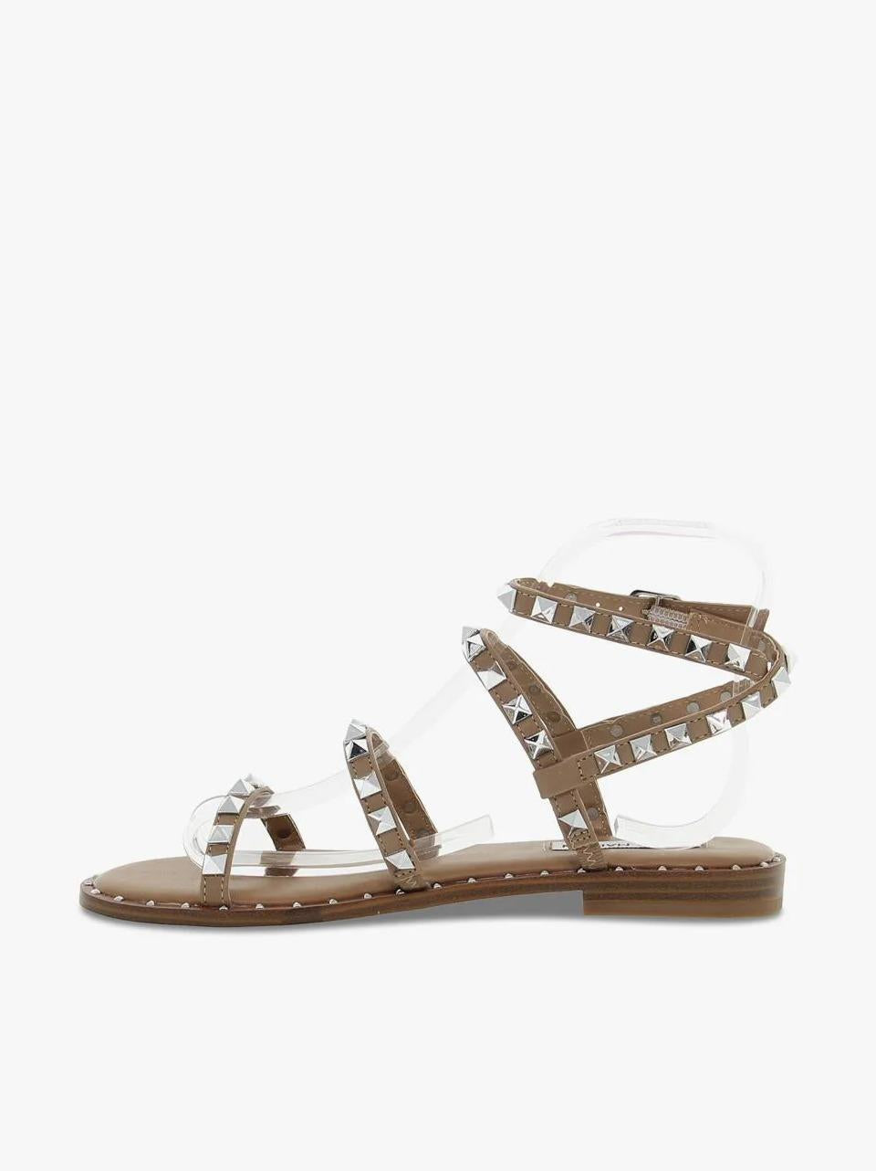 sandalo flat con borchie SMSTRAVEL TAN STEVE MADDEN