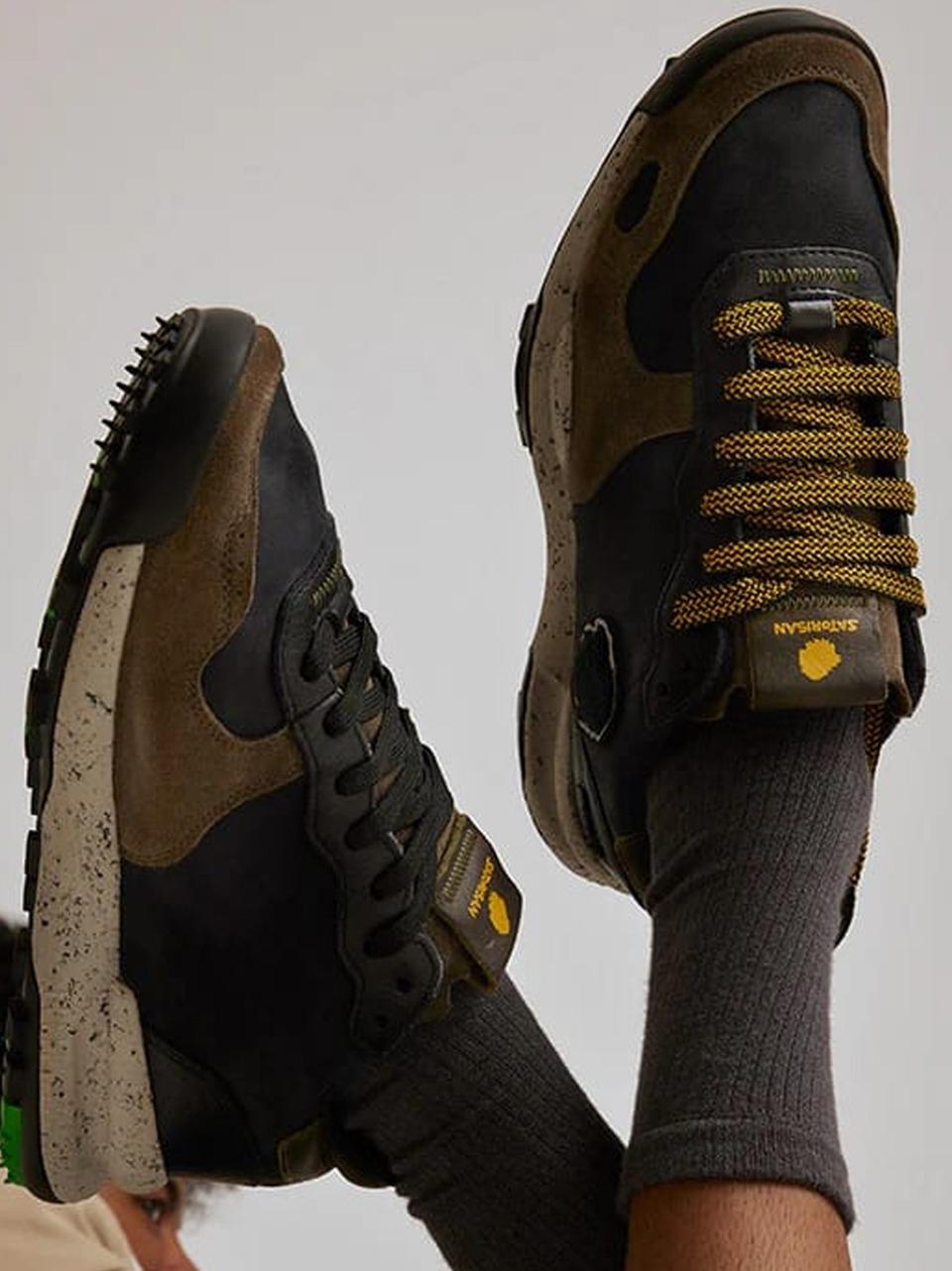 sneakers chacrona CHACRONA UOMO BLACK KAKY SATORISAN