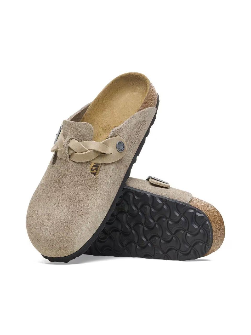 sabot boston treccia BOSTON1026694 TAUPE BIRKENSTOCK