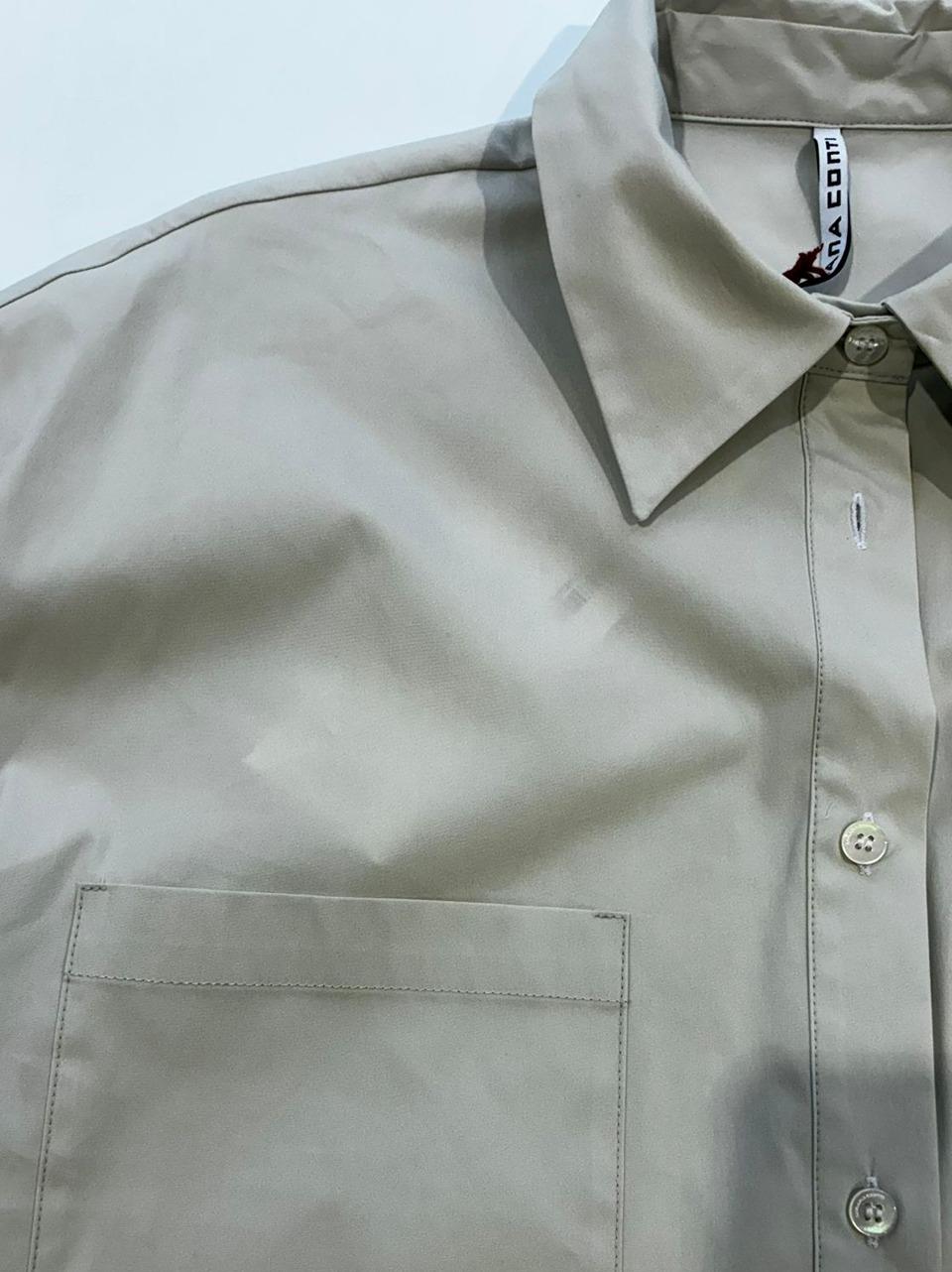 camicia over polsini F6K20 L LIviana conti