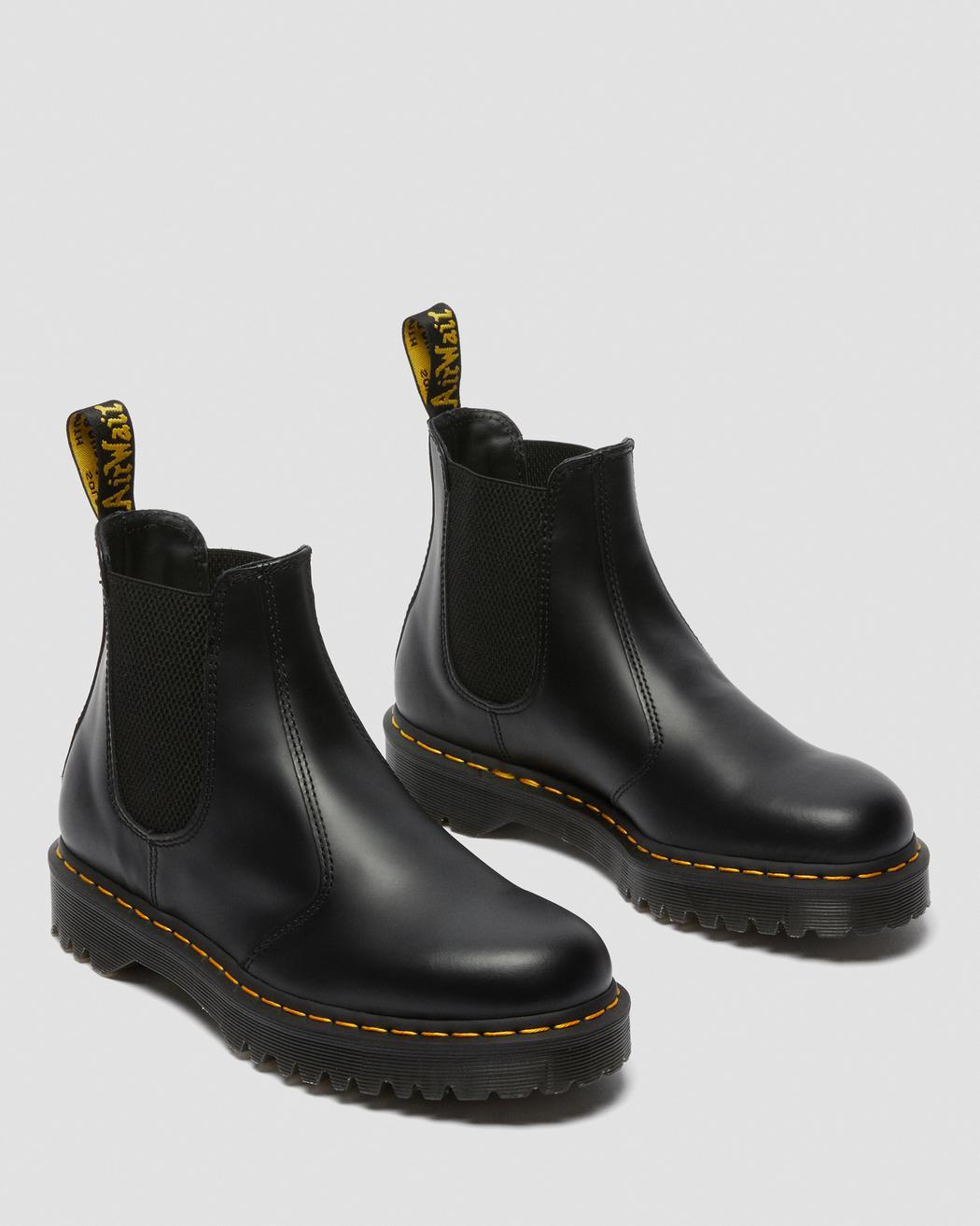 2976 beatles suola bex cucitura gialla 2976BEX26205001 BLACK Dr Martens