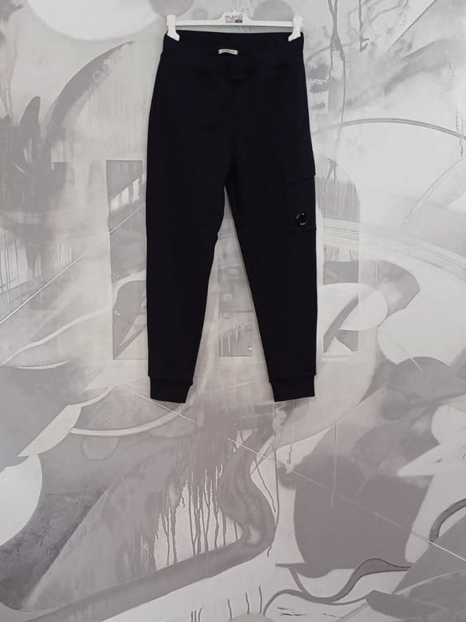 pantalone in felpa con tasca laterale 18CMSP017A005086W 888 C.P COMPANY