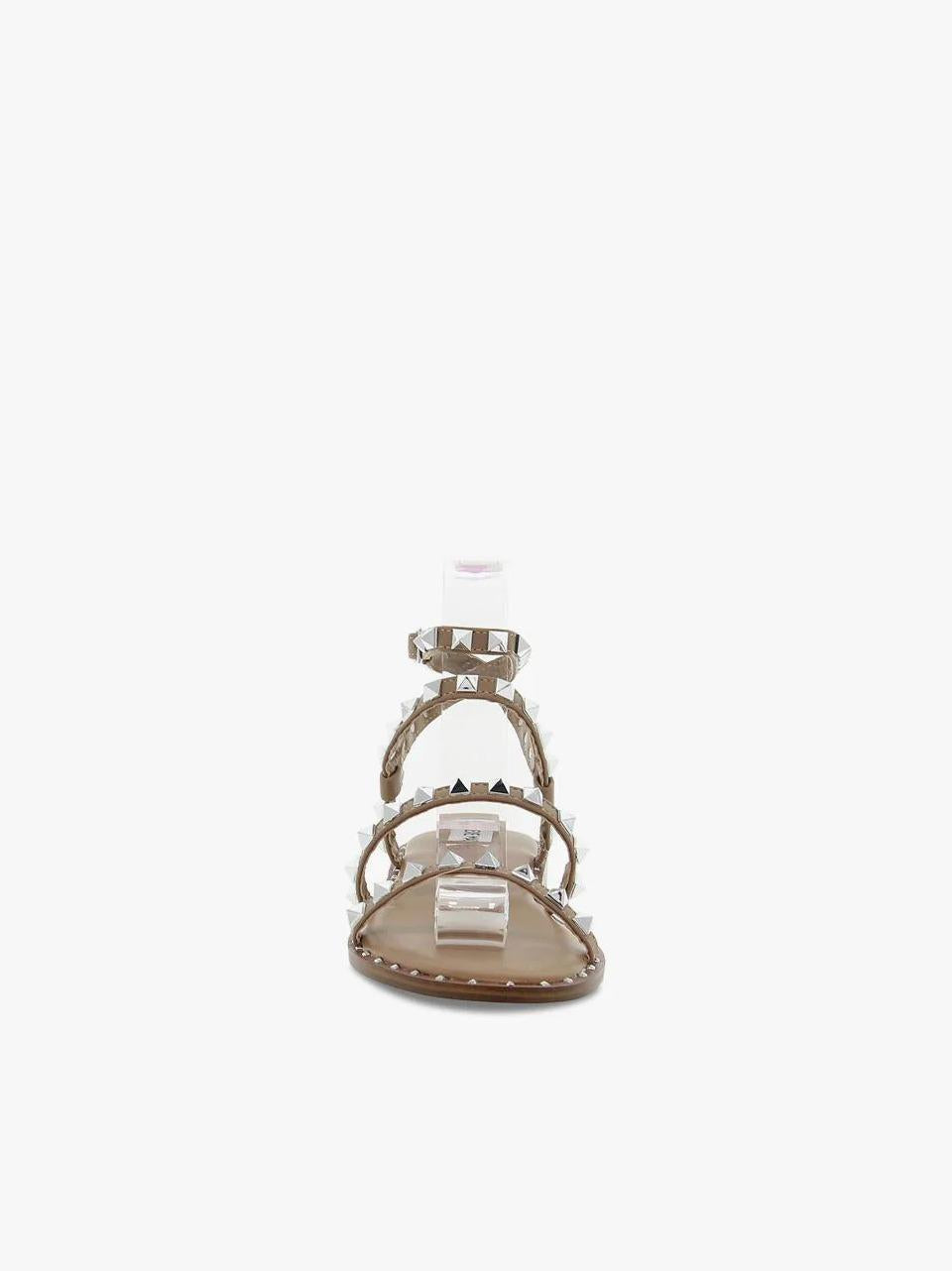sandalo flat con borchie SMSTRAVEL TAN STEVE MADDEN