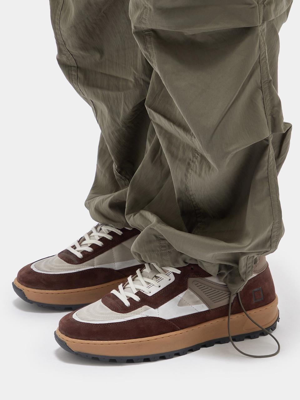 sneakersk2 M411-K2-ODBR BIANCO\MARRONE D.A.T.E
