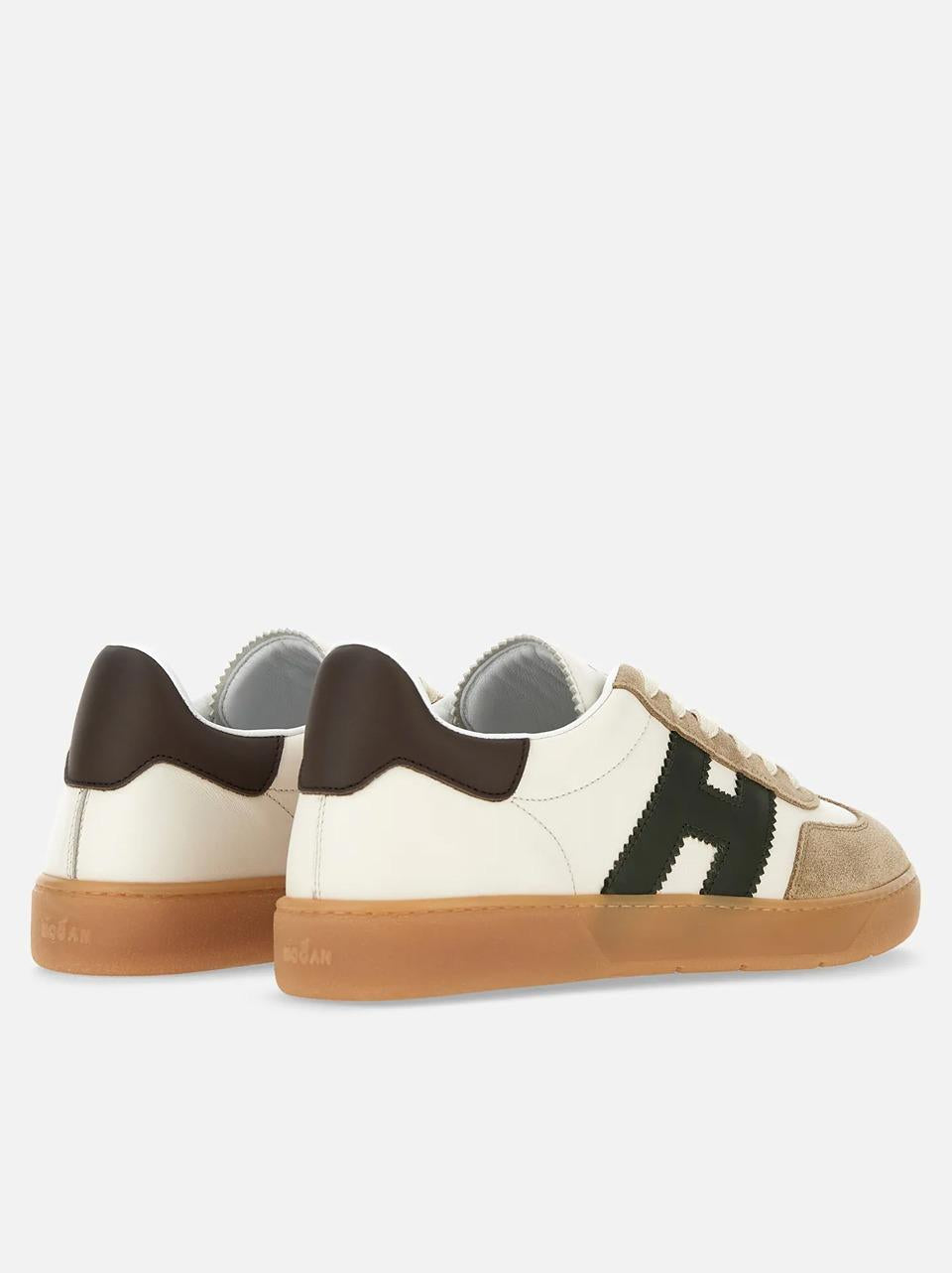 sneakers cool HXM6470FB60QDA739M BIANCO VERDE HOGAN