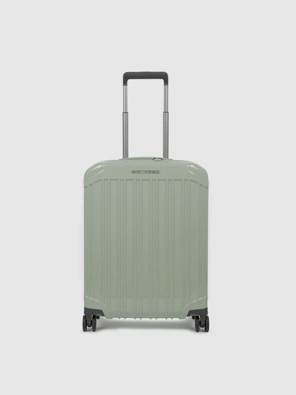 valigia trolley cabina lucida BV4425PQL VERDE PIQUADRO