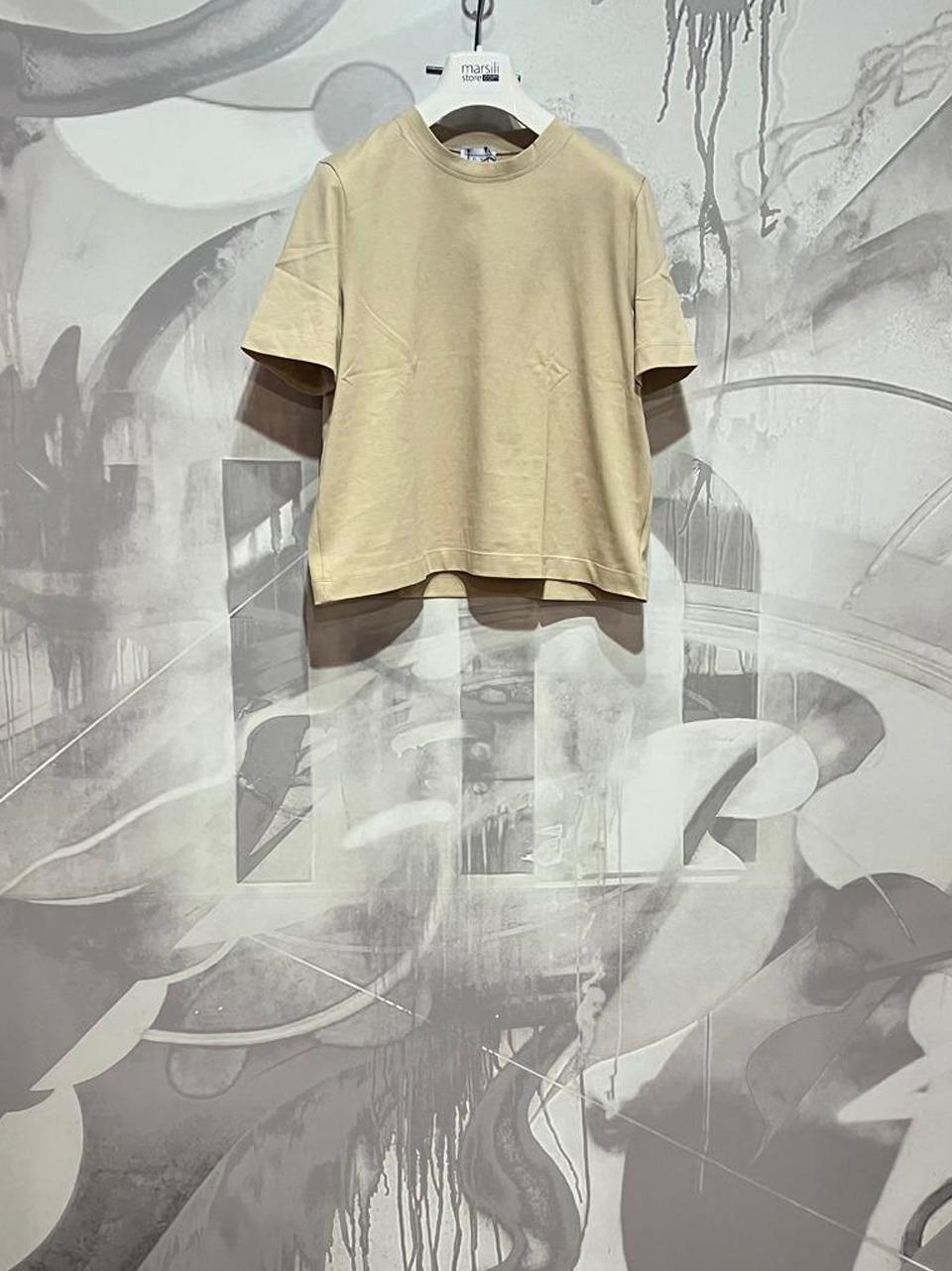 t shirt strutturata ALGODONNA BEIGE 1978