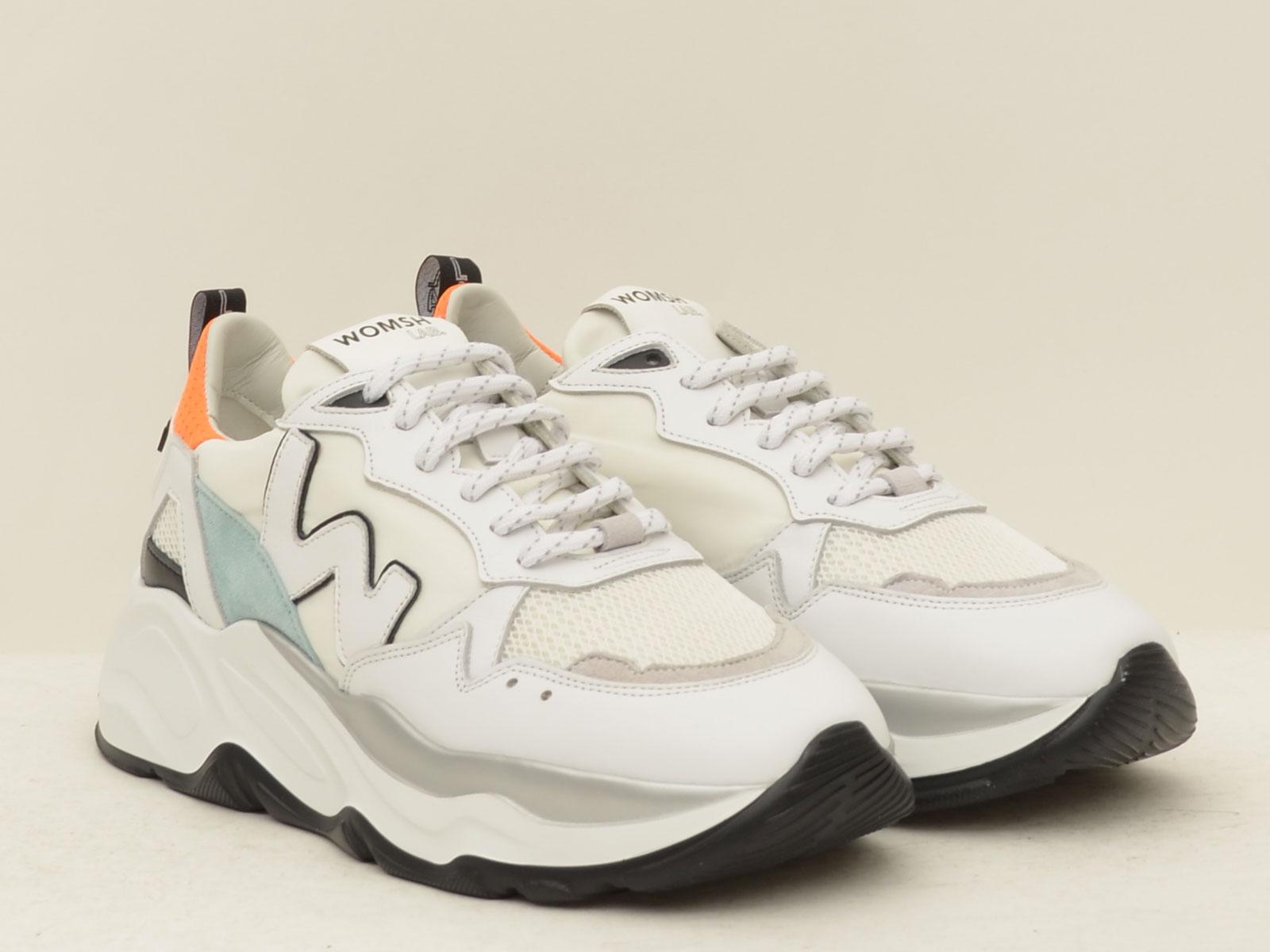 FU016-0001130 WHITE ORANGE WOMSH