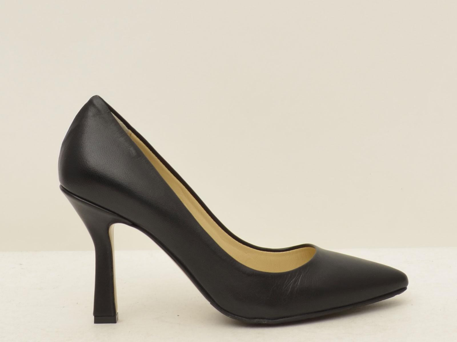 decollette tacco h 95 mm DE1002 NERO L'arianna