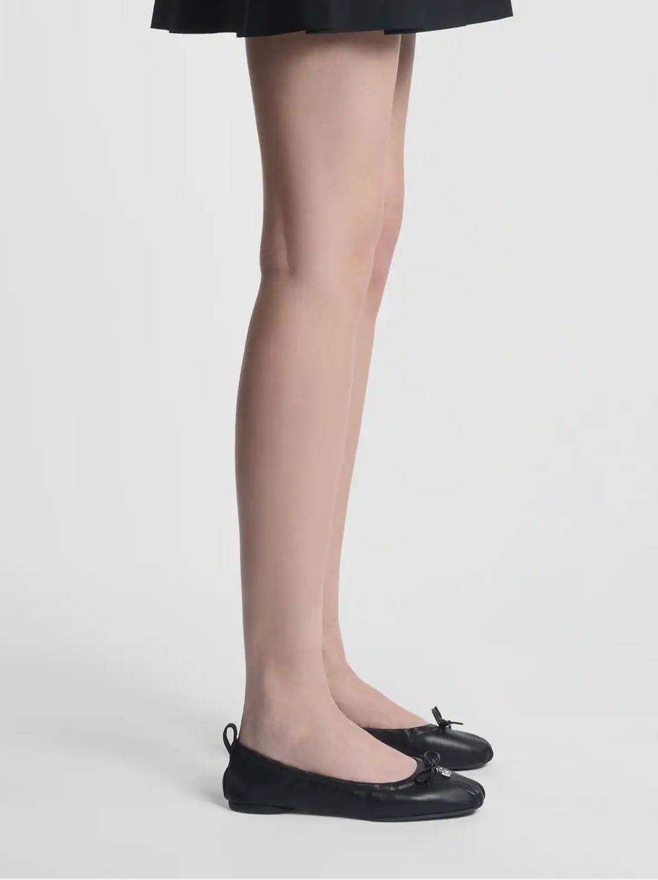 ballerina con fiocchetto HXW6840FP80QZBB9B999 NERO HOGAN