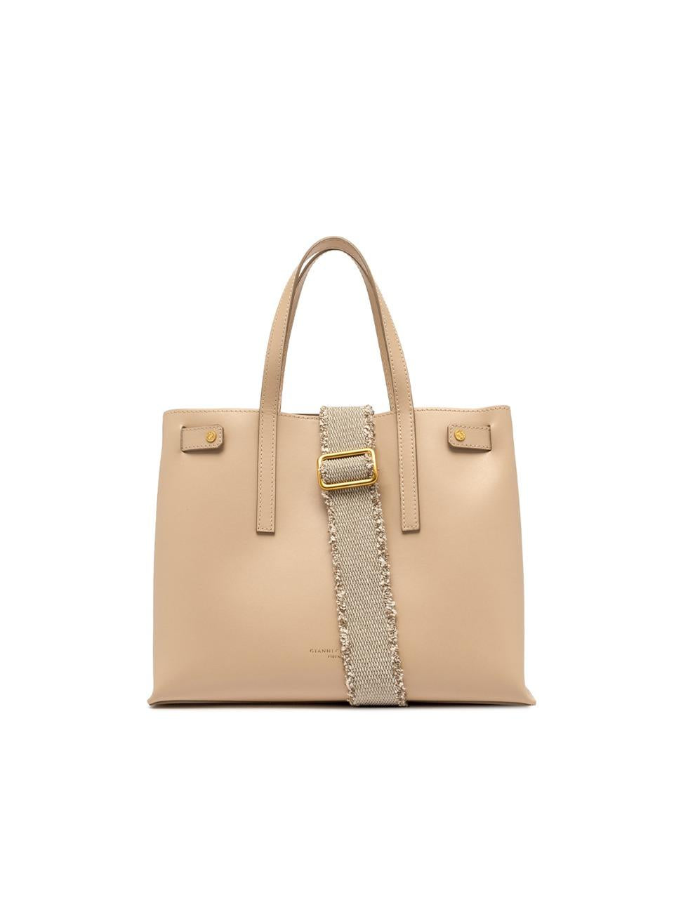 borsa mano con tracolla altea grande BS11041 CREAM GIANNI CHIARINI