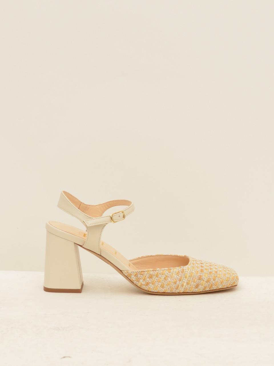 chanel rafia tacco 70 1707 NATURE MATTEO PITTI