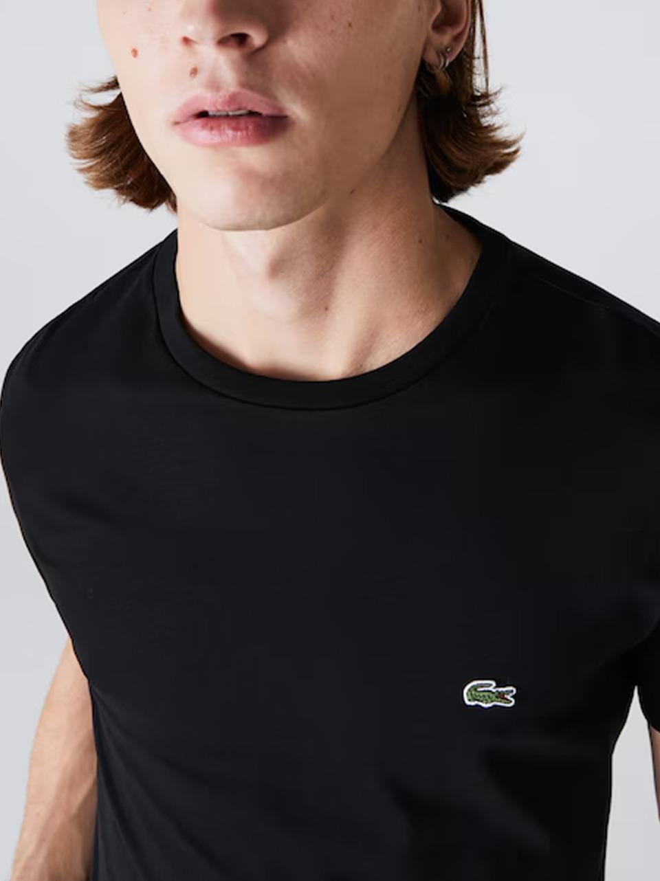 t shirt in pima TH6709 NE LACOSTE