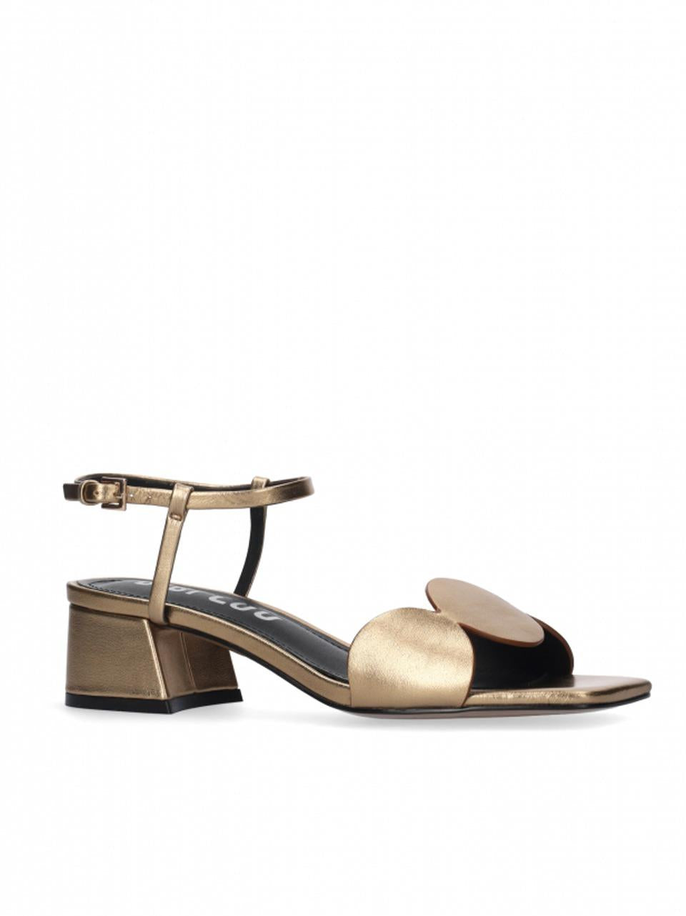 sandalo tacco h 50mm cerchi 623 BRONZO BIBI LOU