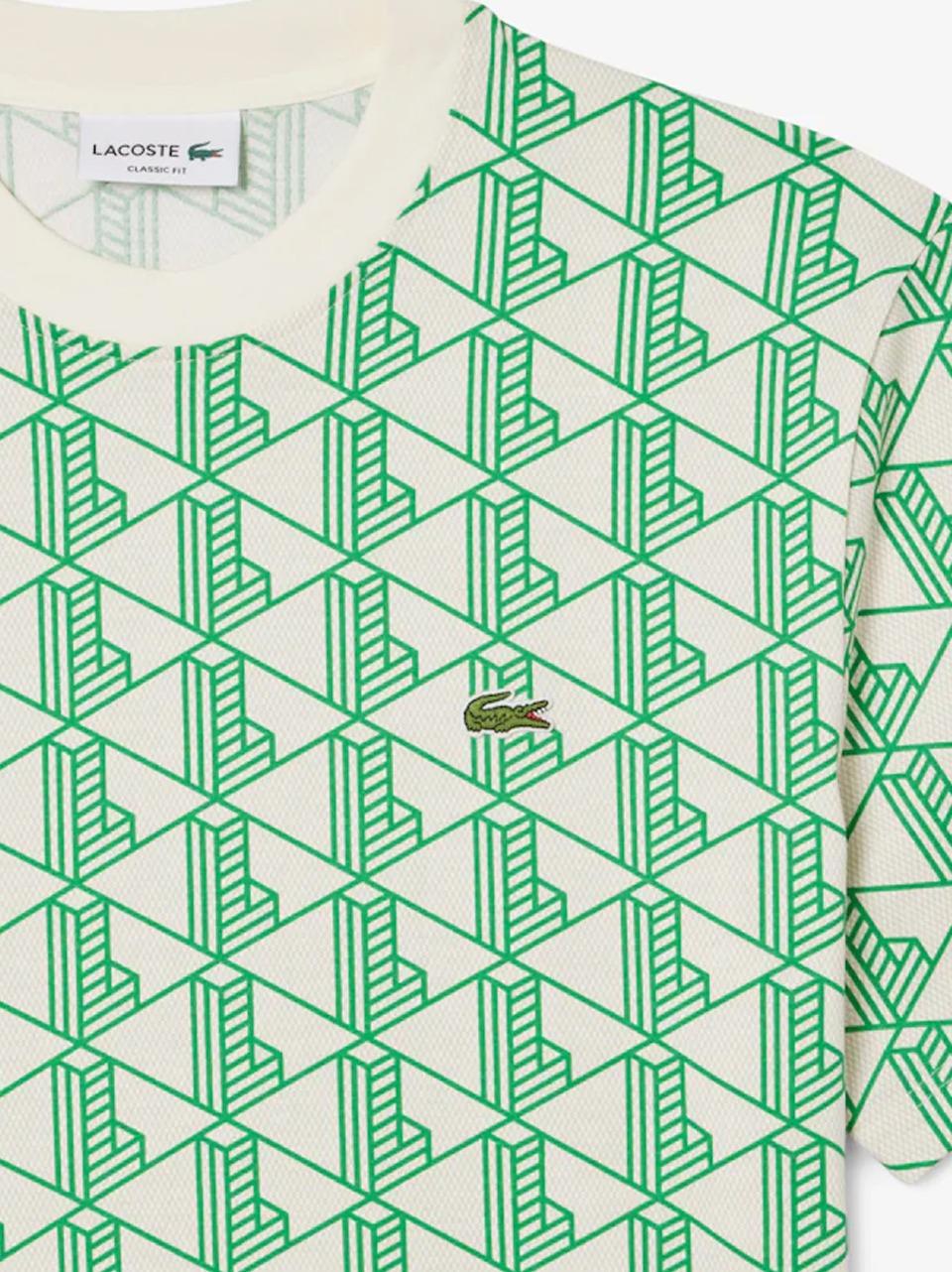 t shirt monogram TH2831 HFI LACOSTE