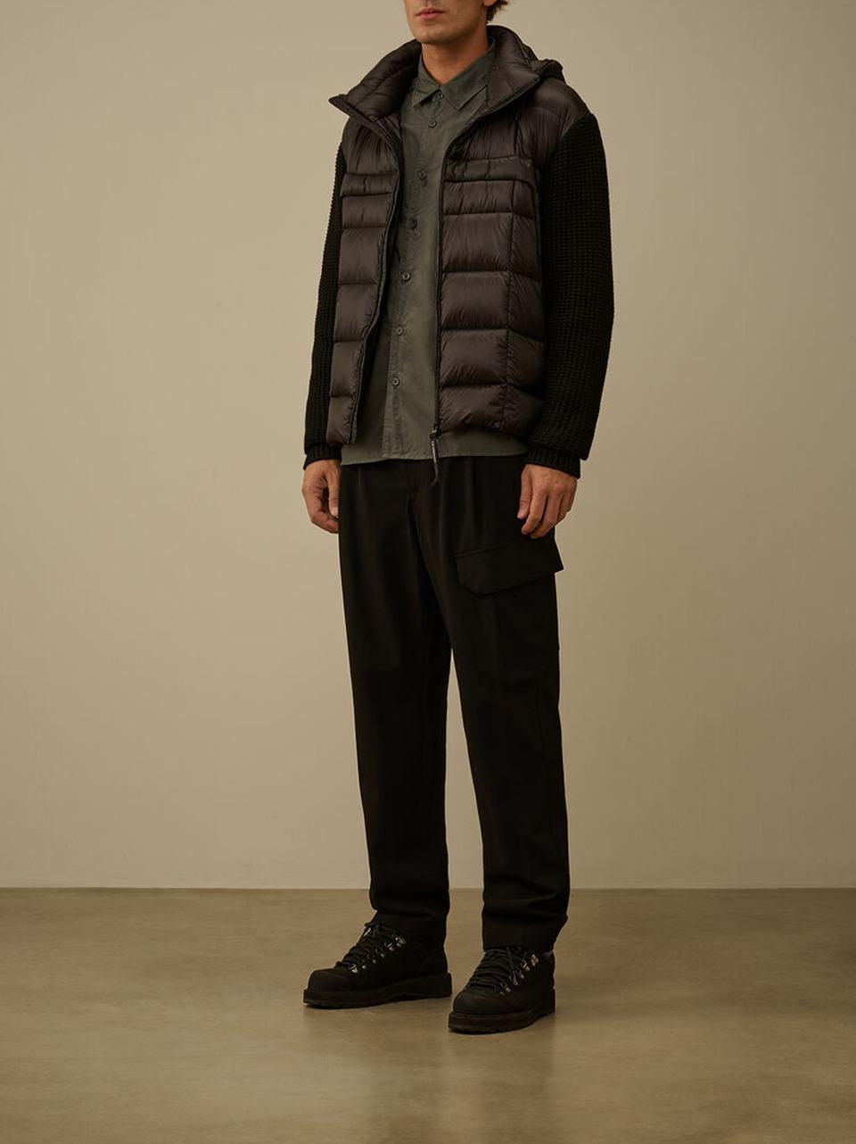 piumino hibryd merino KN185A 006390M N C.P COMPANY