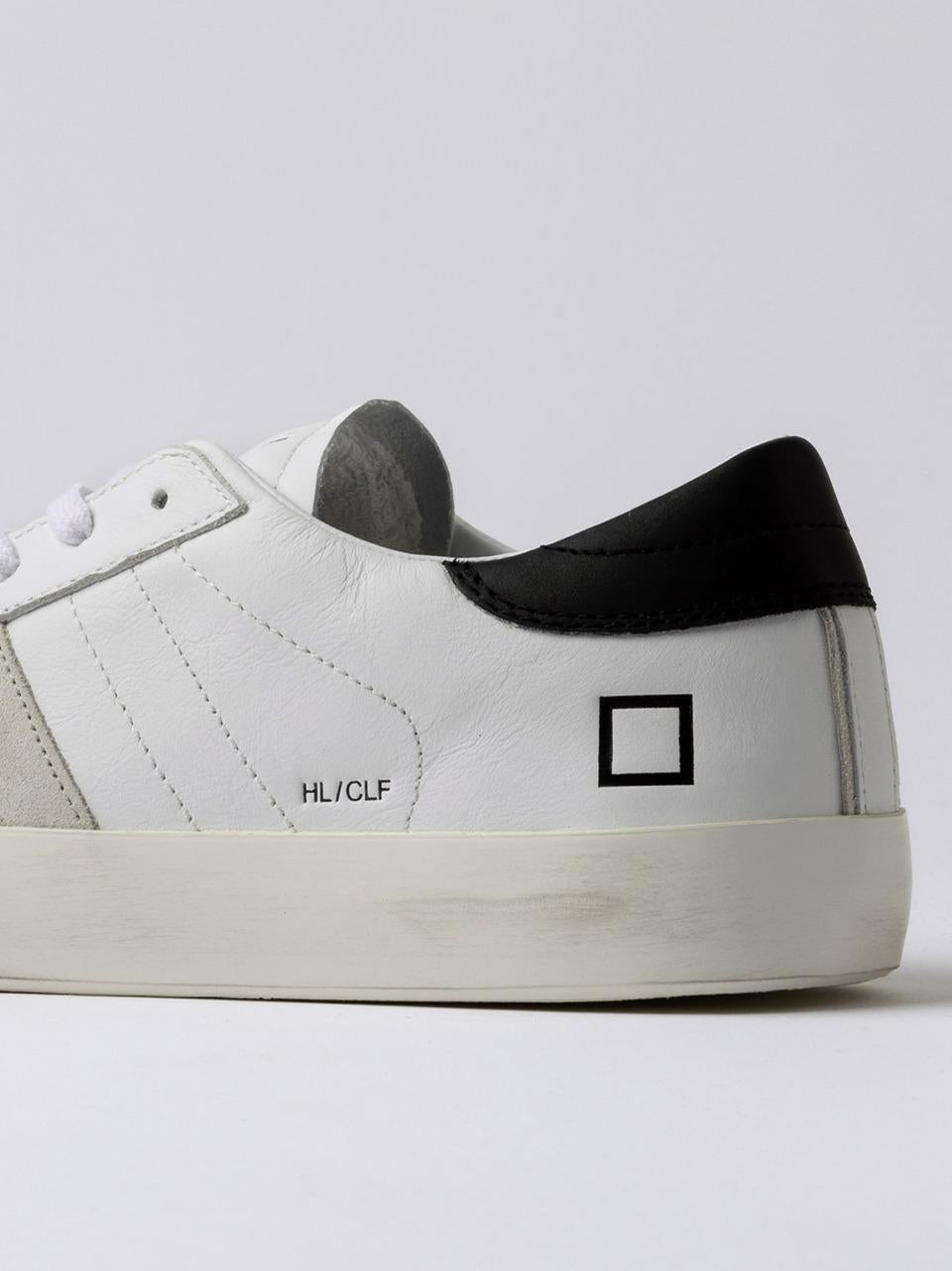 sneakers hill low HL-CA-WB WHITE BLACK D.A.T.E