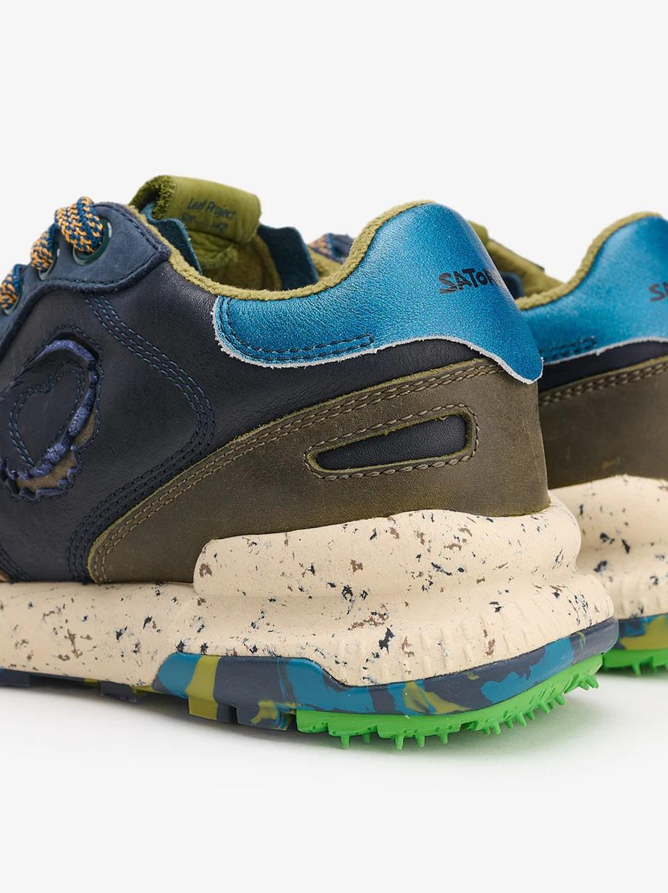 sneakers chacrona pull up CHACRONA PULL UP NAVY SATORISAN