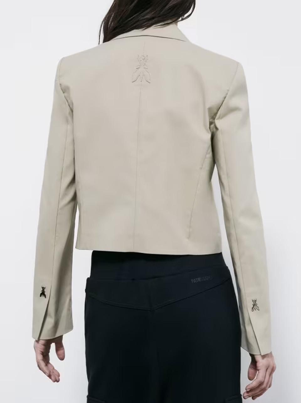 giacca mini in gabardina 8S0583A716 B862 Patrizia pepe