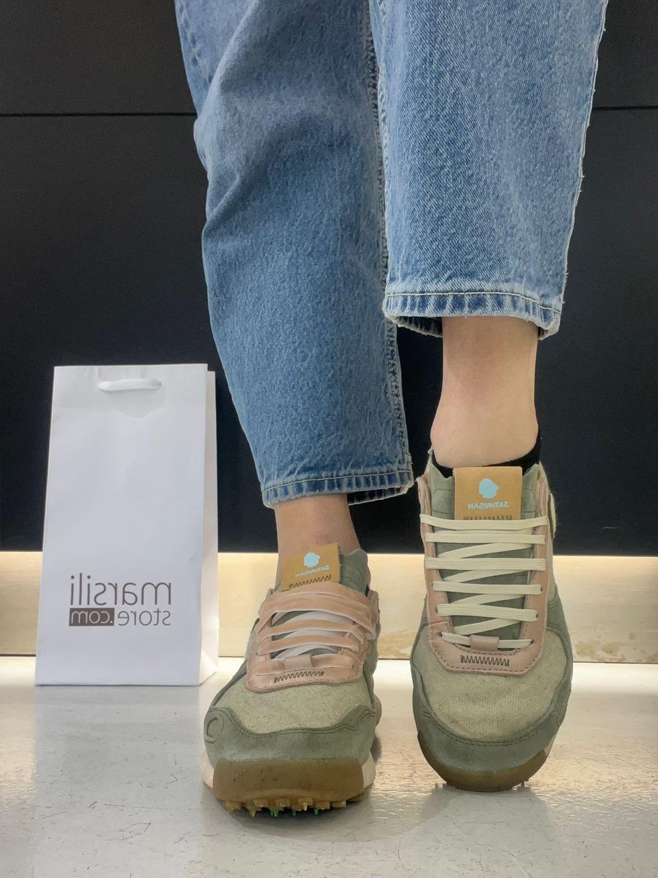 sneakers chacrona linen CHACRONA LINEN URBANITE GREEN SATORISAN