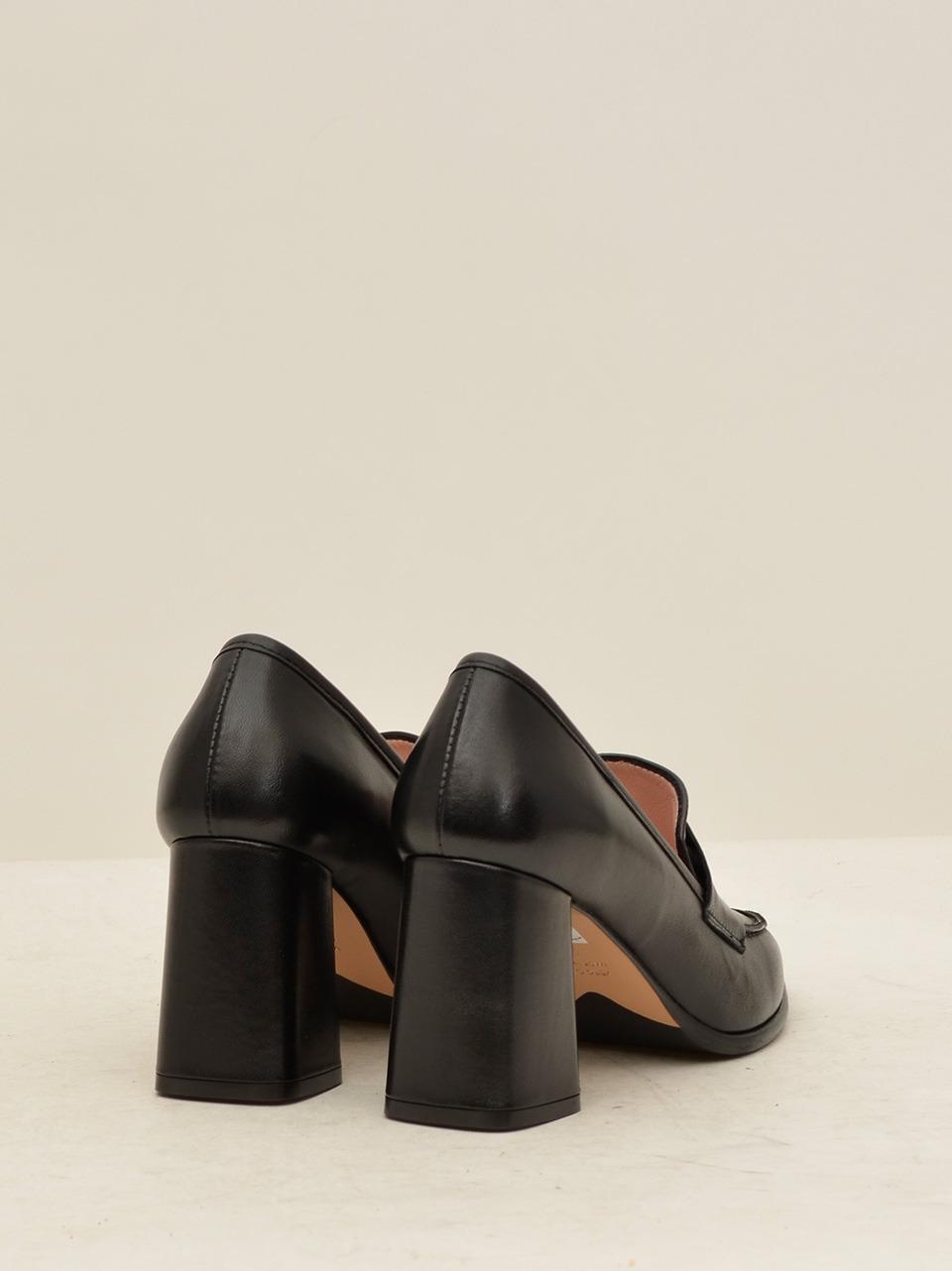 mocassimo tacco h 70 mm 1765 NERO ANNA F