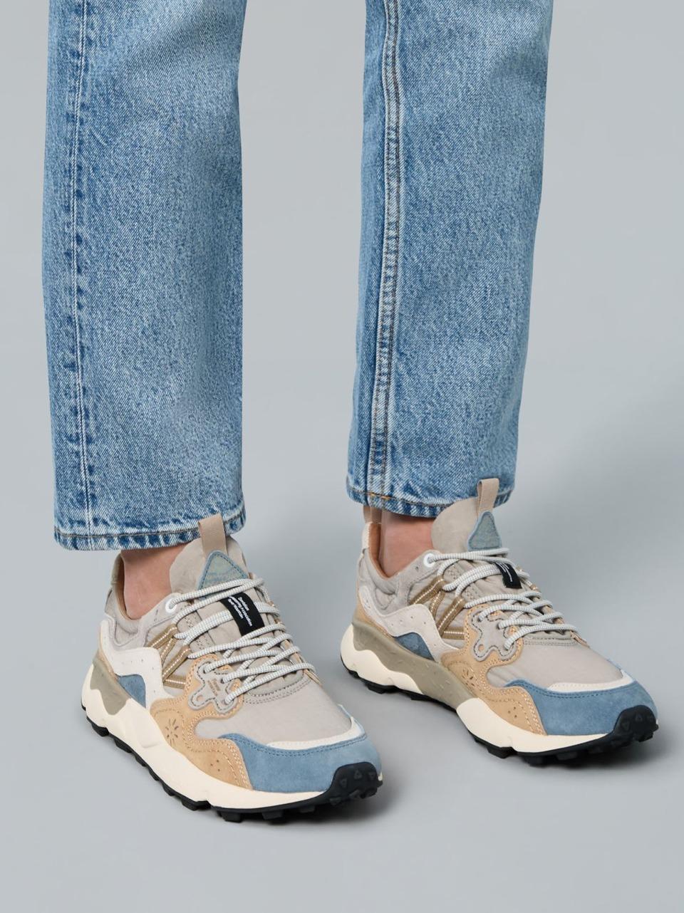 sneakers yamano 3 YAMANO31B97 GRIGIO SABBIA FLOWER MOUNTAIN