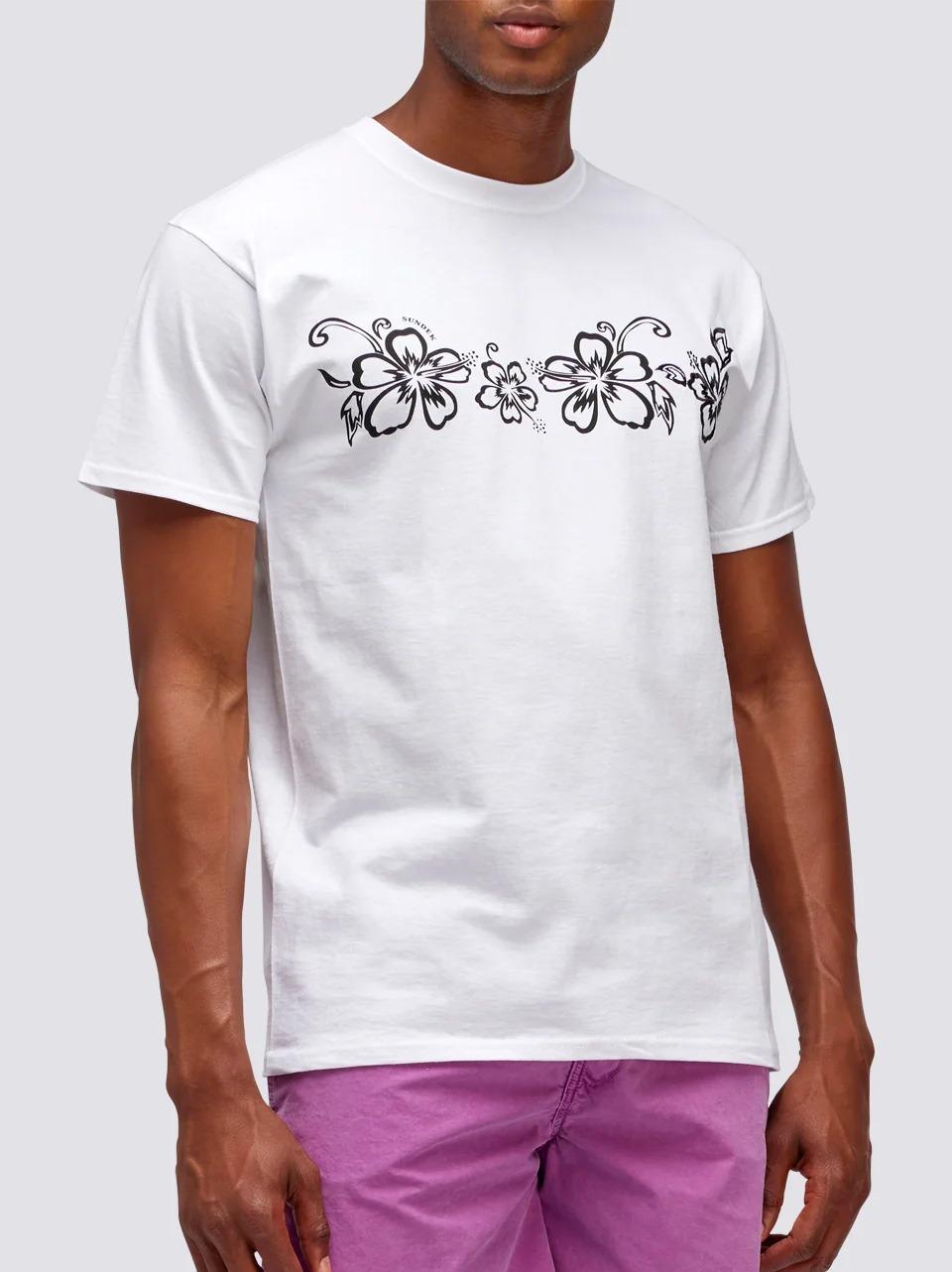 t-shirt stampa floreale M636TEJY3IA 00600 SUNDEK