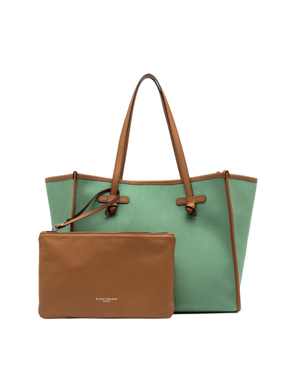 borsa marcella grande canvas BS6850 MENTA\CORDA MARCELLA CLUB by gianni chiarini