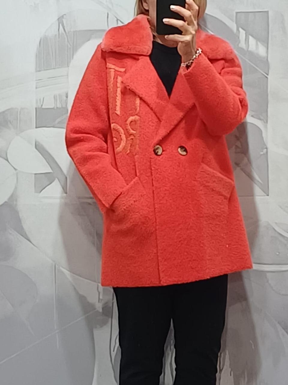 tina giaccone in maglia 4742 57 MONTEREGGI
