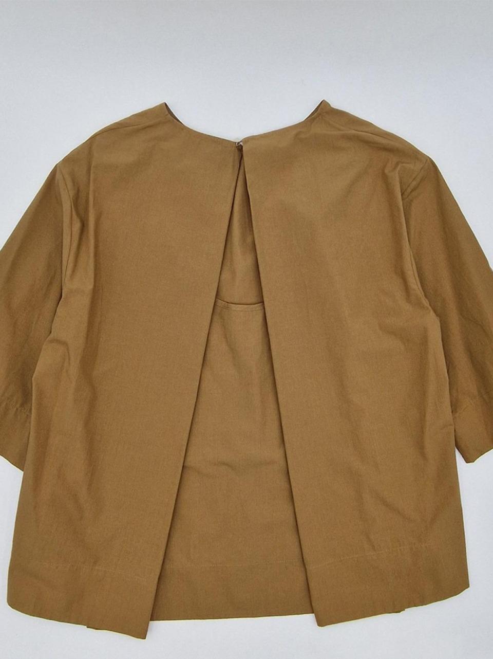 camicia apertura al retro PCH DC5242 RHUM ottod'ame