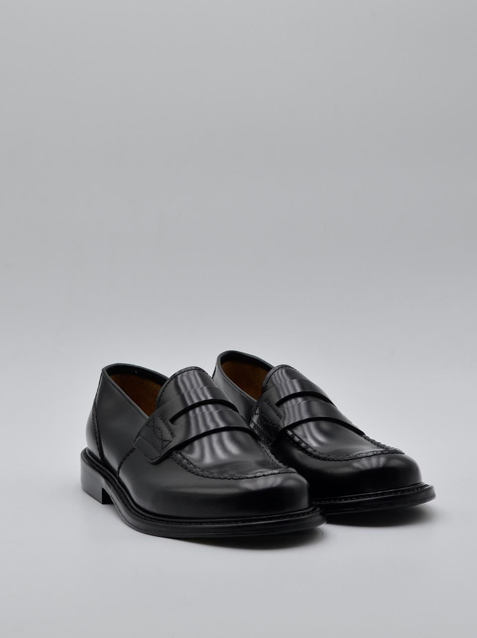 mocassino con passante 7054 NERO GREEN GEORGE