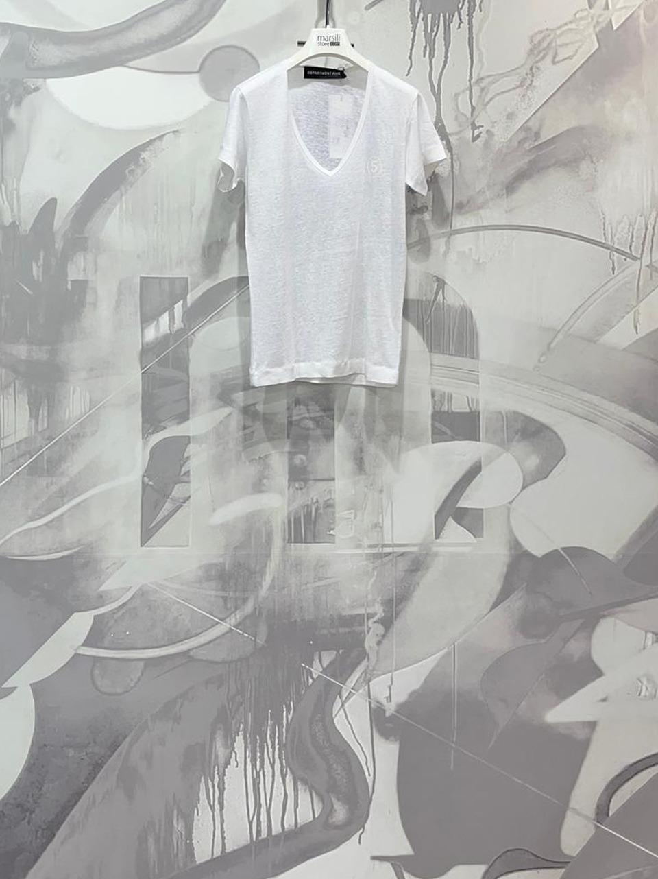 t-shirt in lino DONEHI 001 DEPARTMENT FIVE