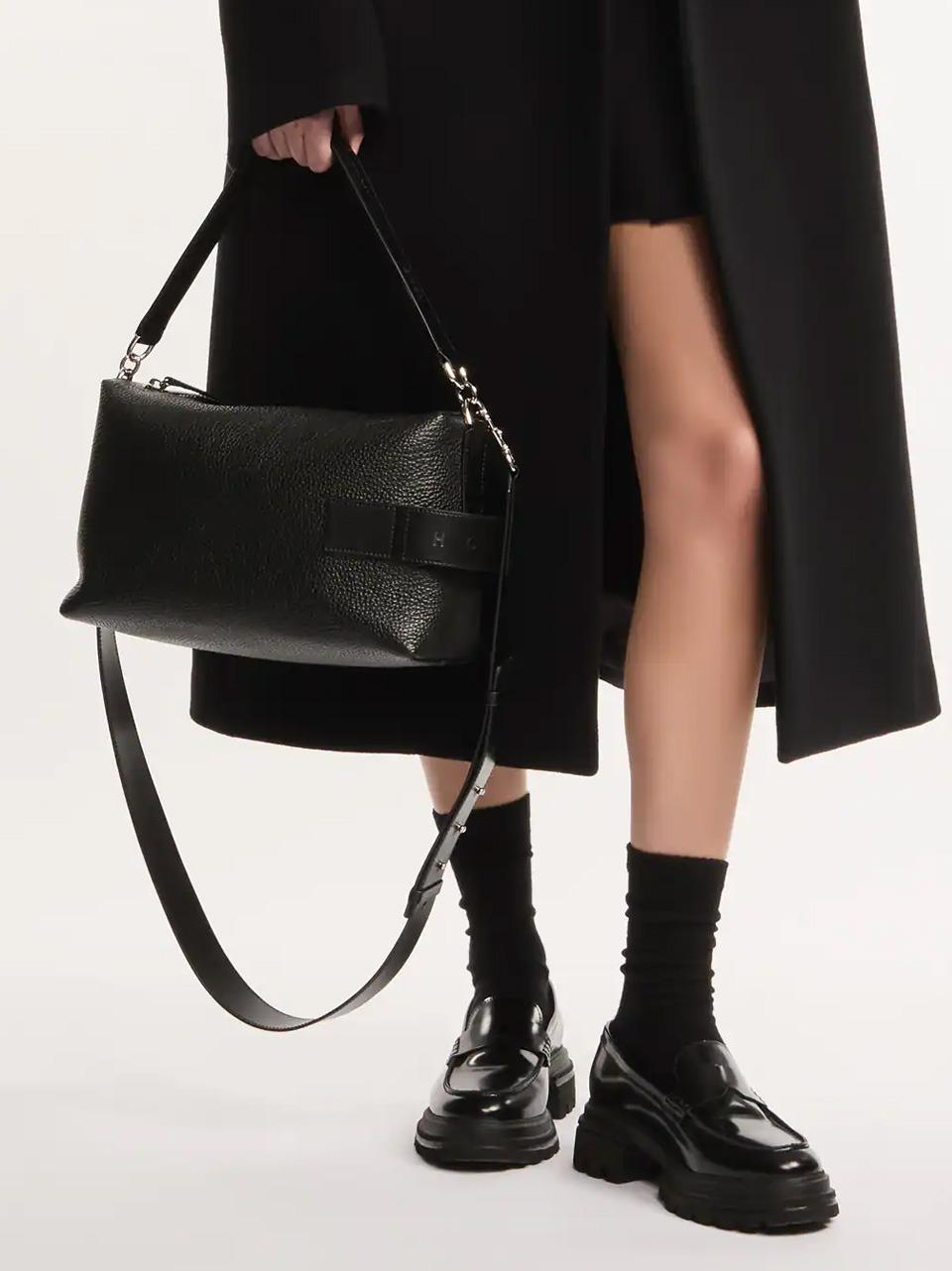 h bag script bauletto KBW01OH0200TLZB999 NERO HOGAN