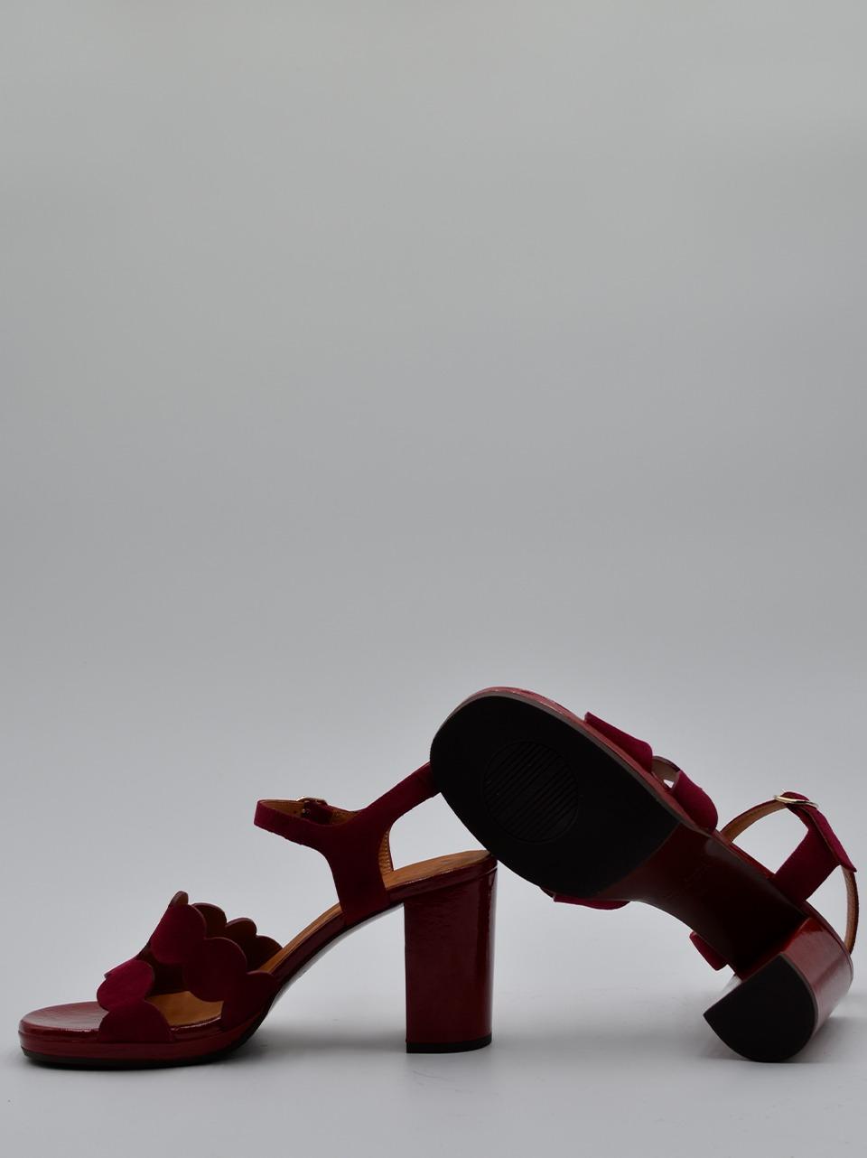 sandalo con cerchi tacco h 90mm PAYSA CERISE CHIE MIHARA