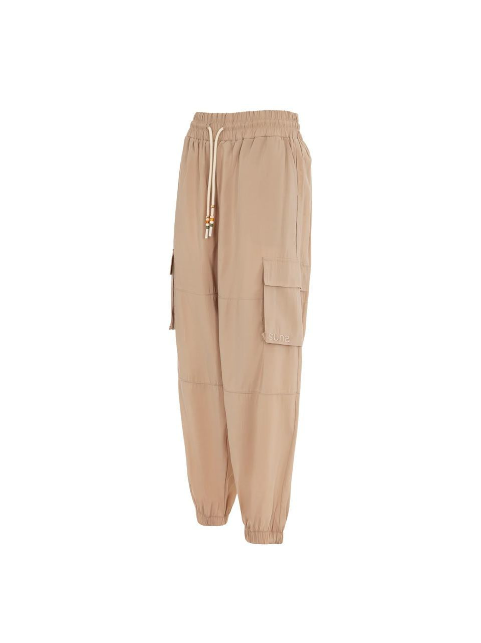 pantalone cargo fluido PTS41054 SAND Suns