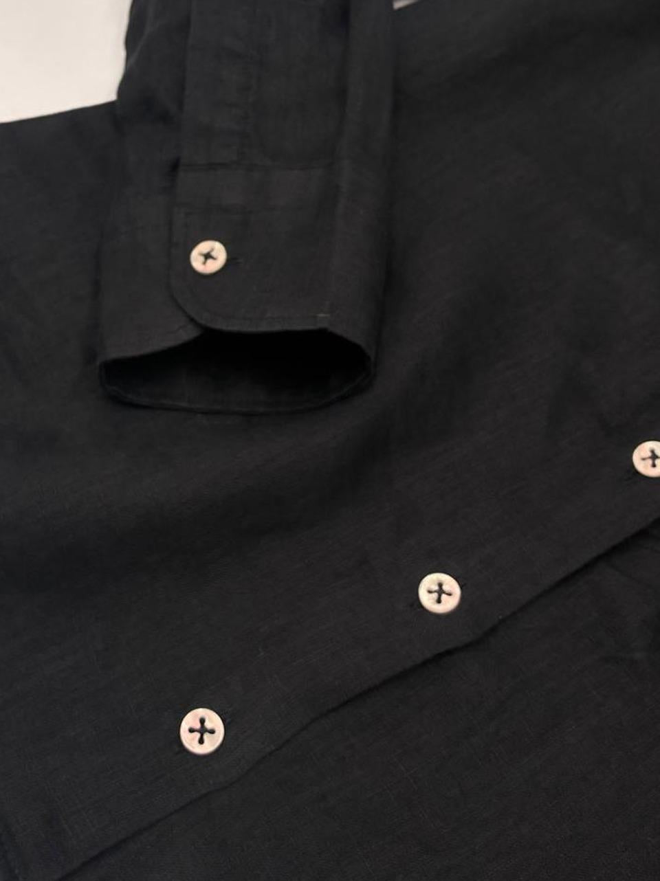 camicia in lino PAOLA D050 NNER BASTONCINO