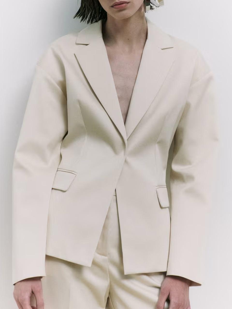 giacca cintura dietro 8A689S0568 109 Patrizia pepe