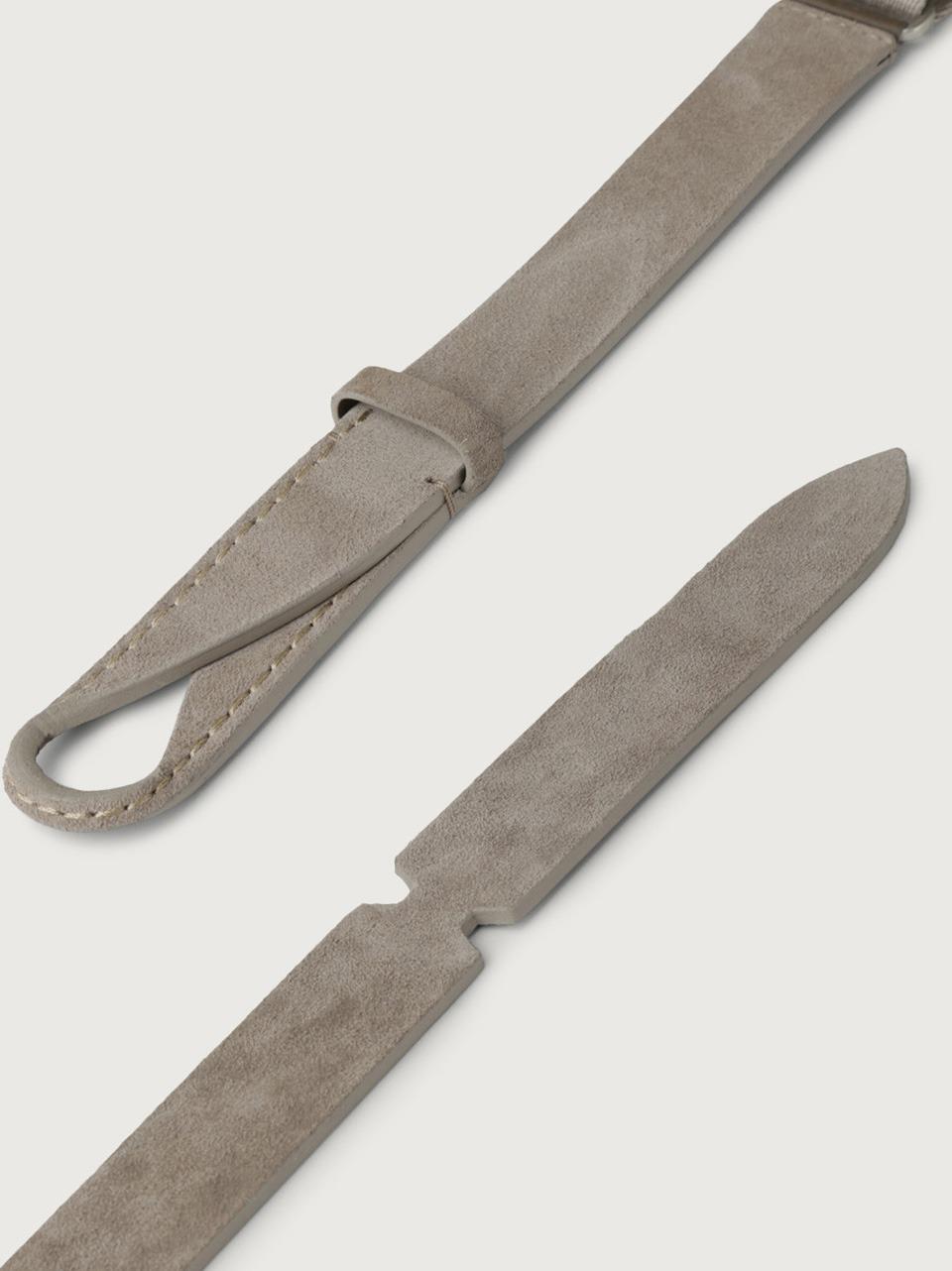 cintura nobuckle camoscio e tessuto NB0002 SUEFANGO ORCIANI NOBUCKLE