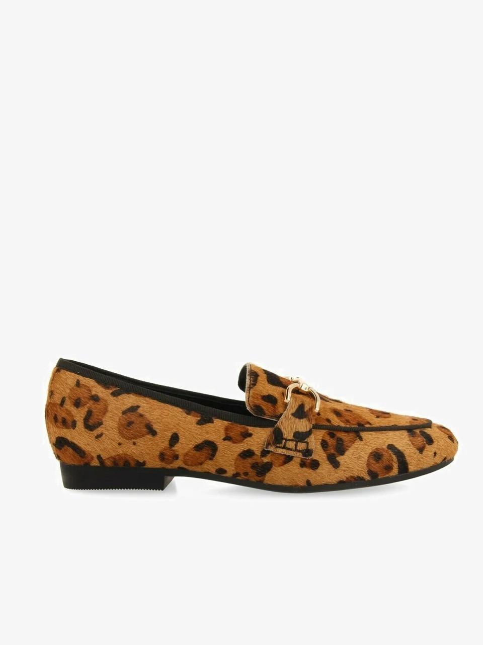 mocassino con accessorio DUPREE LEOPARD GIOSEPPO