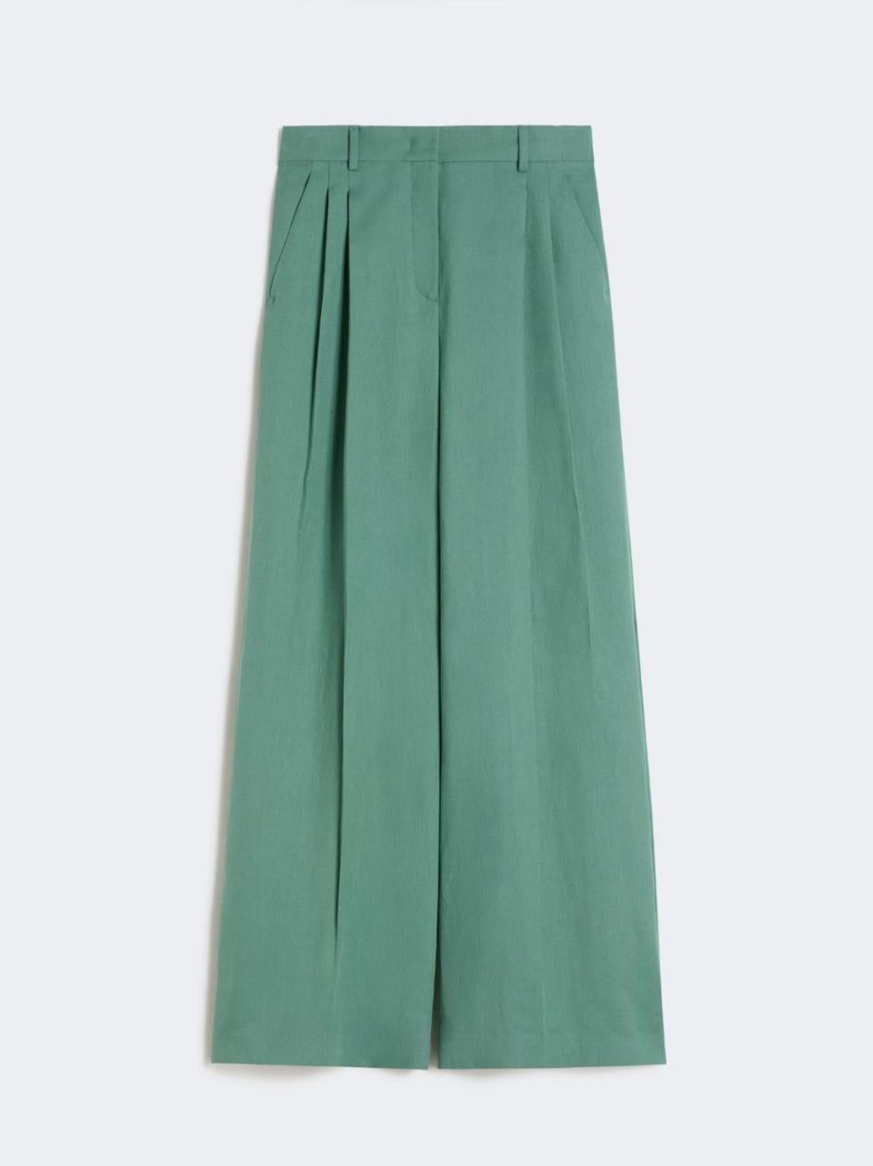 pantalone lino viscosa VELIERO VERDE WEEKEND by Max Mara