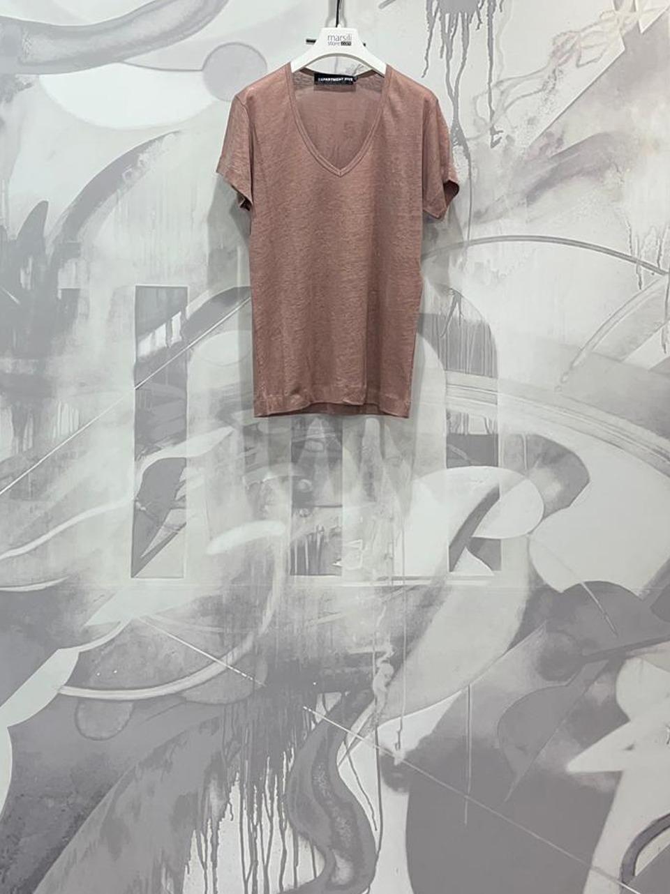 t-shirt in lino DONEHI PHARD DEPARTMENT FIVE