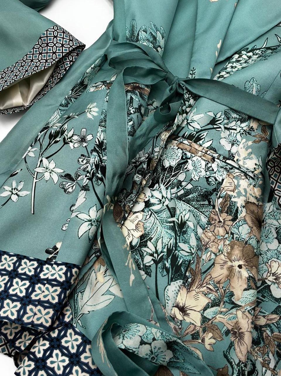 giacca kimono in raso GI0951 834 SEVENTY